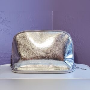 LANCÔME Reflective Silver Cosmetics  Case/Makeup Bag